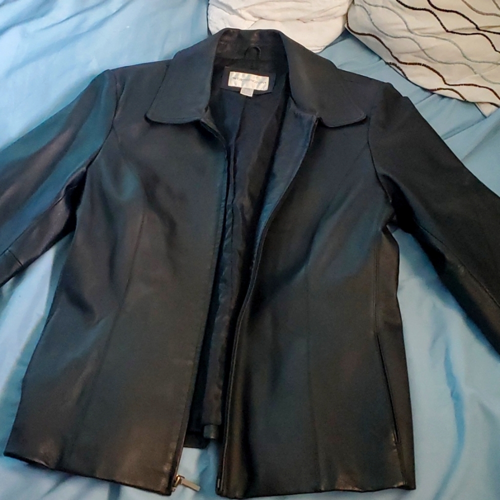 Black Leather Jacket 🧥